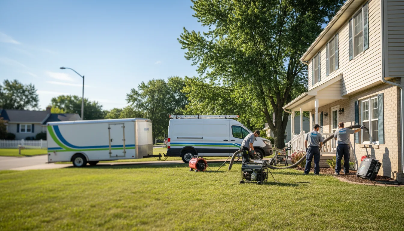 Flooded Basement Restoration And Cleanup With Repair in Chenoa, IL near me